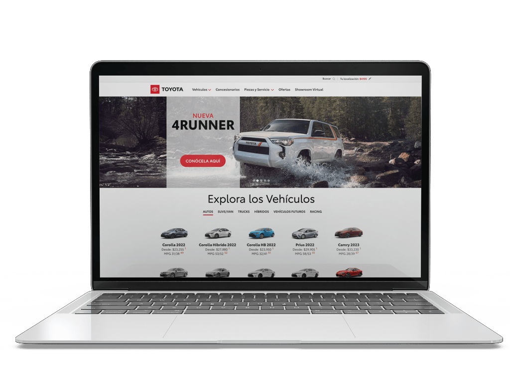 Toyota Puerto Rico Consumer Website