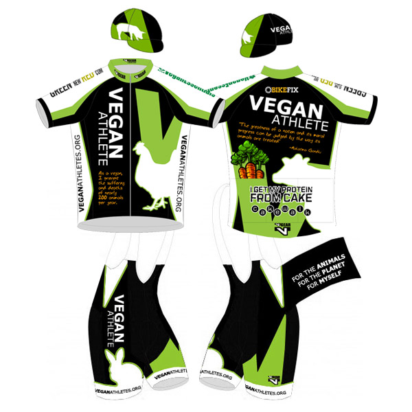 Vegan Athletes Jersey Design